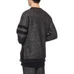 Oversized Wool Sweatshirt // Black (S)