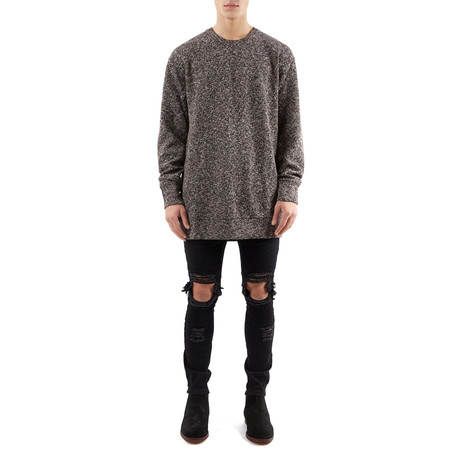 Elongated Knit Sweater // Black (XS)