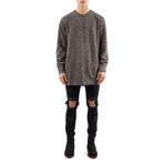 Elongated Knit Sweater // Black (XL)