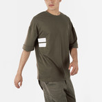 Oversized Crewneck Tee // Khaki (XS)