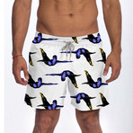 Le Club // Swimon // Black + Purple + White (M)