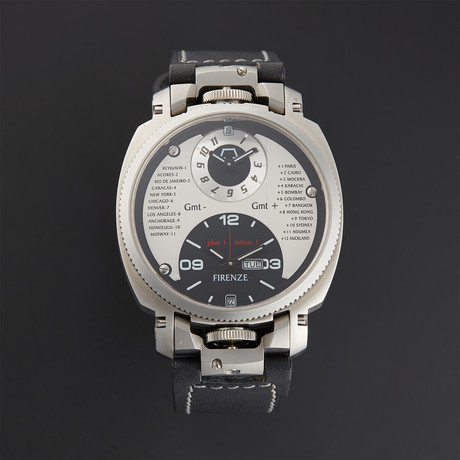 Anonimo Dual Time Automatic // AN-2009-SILVER // Store Display