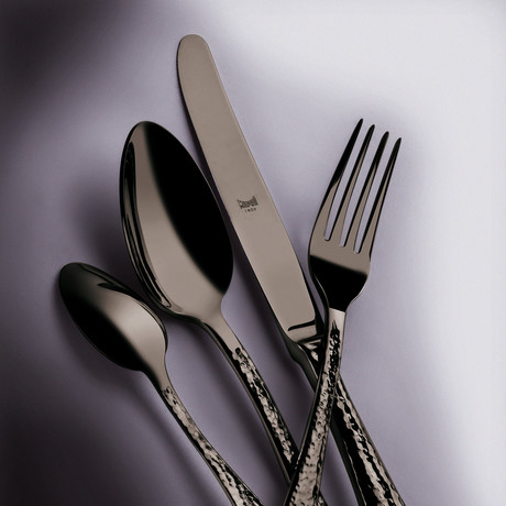 Epoque Pewter Oro Nero // 5 Piece Set