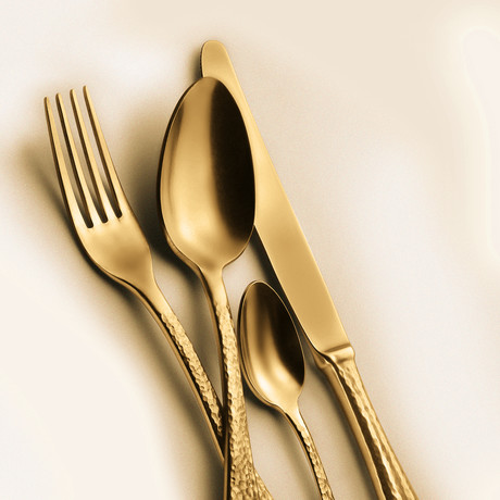Epoque Pewter Oro // 5 Piece Set