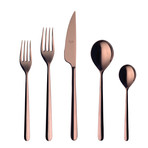 Linea Cutlery // 5 Piece Set (Brushed Stainless)