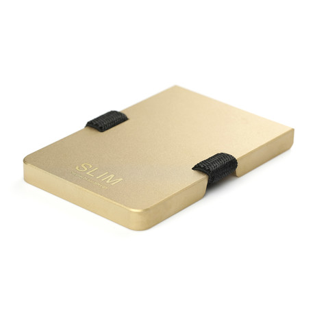 SLIM Wallet // Brass