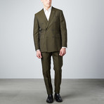 Peak Lapel Suit // Olive Green (US: 40R)