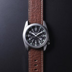 Bertucci Yankee Illuminated Quartz // A-4T (Defender Khaki Nylon + Nut Brown Leather Straps)