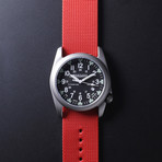 Bertucci Yankee Illuminated Quartz // A-4T (Defender Khaki Nylon + Nut Brown Leather Straps)