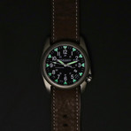 Bertucci Yankee Illuminated Quartz // A-4T (Defender Khaki Nylon + Nut Brown Leather Straps)