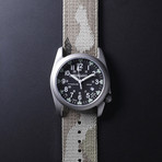 Bertucci Yankee Illuminated Quartz // A-4T (Defender Khaki Nylon + Nut Brown Leather Straps)