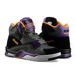 Control Hi Sneaker // Black + Charcoal + Purple + Orange (US: 8.5)