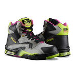 Control Hi Sneaker // Grey + Black + Lime Green + Cobaltia (US: 8.5)