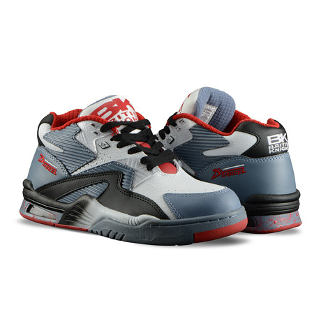 Control Mid Sneaker // Fog Blue + White + Black + Mars Red (US: 12)