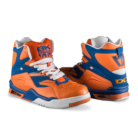 Enforcer Hi Dc Sneaker // Orange + Royal + White (US: 11)