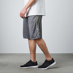 Flatlocked Basketball Short // Heather Grey (S)