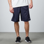 Flatlocked Basketball Short // Navy (L)