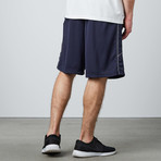 Flatlocked Basketball Short // Navy (S)