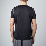 Bird Eye T-Shirt // Black + Grey (L)