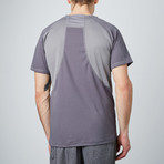 Raglan Mesh Panel T-Shirt // Grey (M)