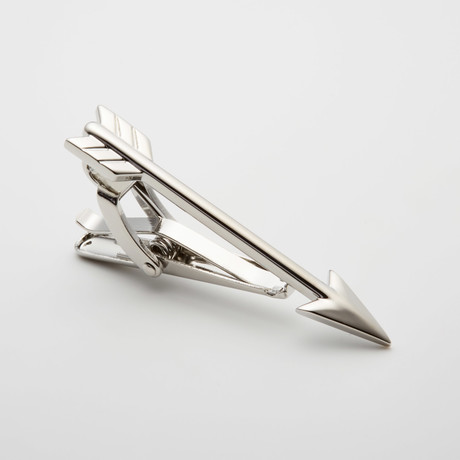 Arrow Tie Clip // Silver
