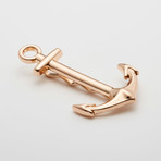 Anchor Tie Clip // Rose Gold