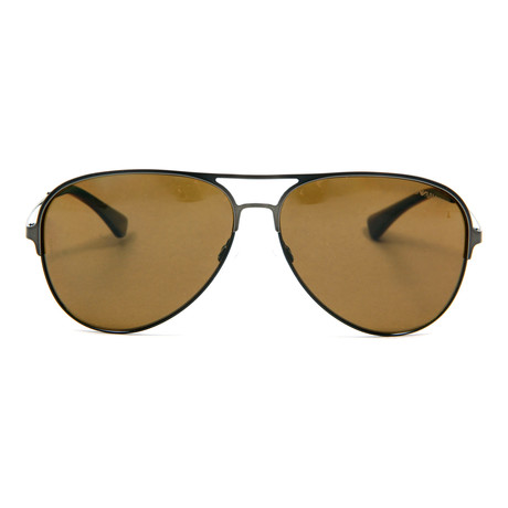 Emporio Armani // Boeing // Gunmetal + Brown Polarized