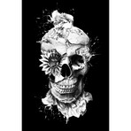 Floral Skull Series // Skeleton (26"W x 18"H x 0.75"D)