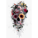 Floral Skull Series I (26"W x 18"H x 0.75"D)