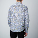 Cloudy Fields Button-Up Shirt // Blue (L)
