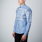 High Tide Button-Up Shirt // Blue (M)