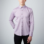 Cluster Cuff Button-Up Shirt // Lavender (L)