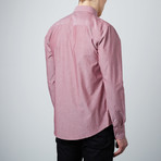 Dexter Cuff Button-Up Shirt // Red (L)