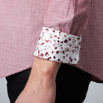 Dexter Cuff Button-Up Shirt // Red (XL)