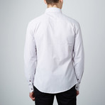 Microcircles Button-Up Shirt // Lavender (S)