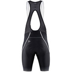 Glow Bib Training Shorts // Black + White (XS)