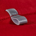 Mind Long-Sleeve Shirt // Dark Grey + Red (L)