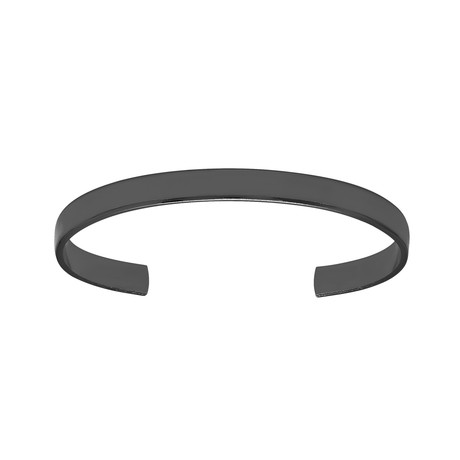 1/4" Brass Cuff // Matte Black