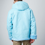 B3 Bomber + Detachable Hood // Blue (S)