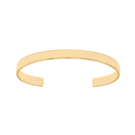 1/4" Brass Cuff // Gold