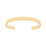1/4" Brass Cuff // Gold