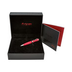 Montegrappa Sophia Loren Ball Point Pen (Red + Silver)