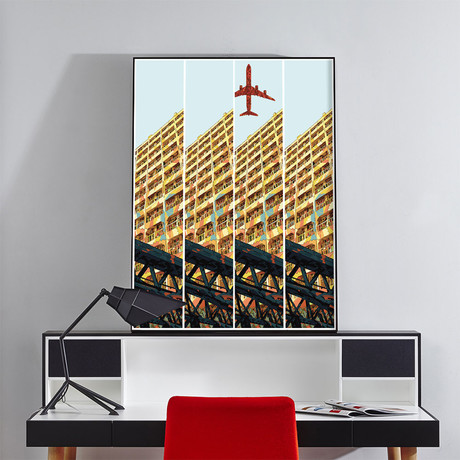 Yellow (24"W x 32"H x 2"D)