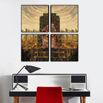 King Deluxe // Quadtych