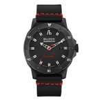 Alessandro Baldieri Seamonster SM-46 Automatic // AB0021SM-BBK (Black Leather Strap)
