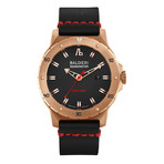 Alessandro Baldieri Seamonster SM-46 Automatic // AB0021SM-RBK (Black Leather Strap)