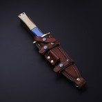 D2 Pugio Blue Lapis + Bone Stiletto Dagger