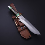 D2 Bigfoot Buffalo Horn + Turquoise Bowie