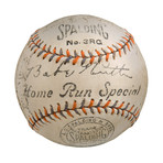 1934 Team Signed Yankee Ball // Babe Ruth + Lou Gehrig