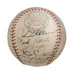 1934 Team Signed Yankee Ball // Babe Ruth + Lou Gehrig